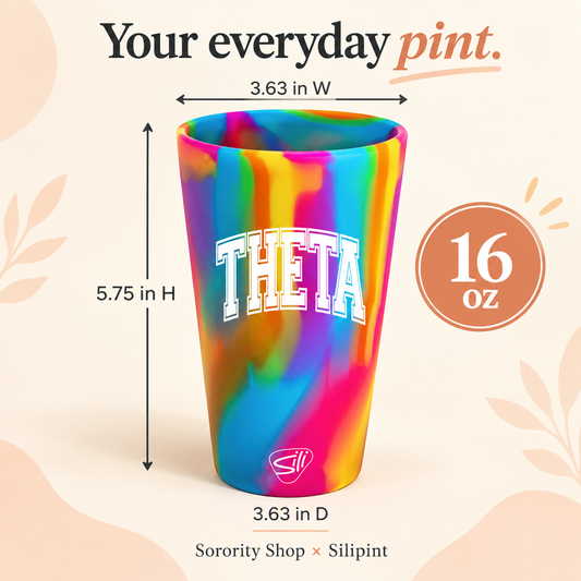 Sorority Shop x Silipint Kappa Alpha Theta 16oz Silicone Cup