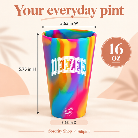 Sorority Shop x Silipint Delta Zeta 16oz Silicone Cup