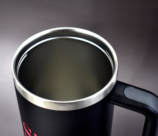 Sigma Nu Fraternity 40oz Stainless Steel Tumbler with Handle