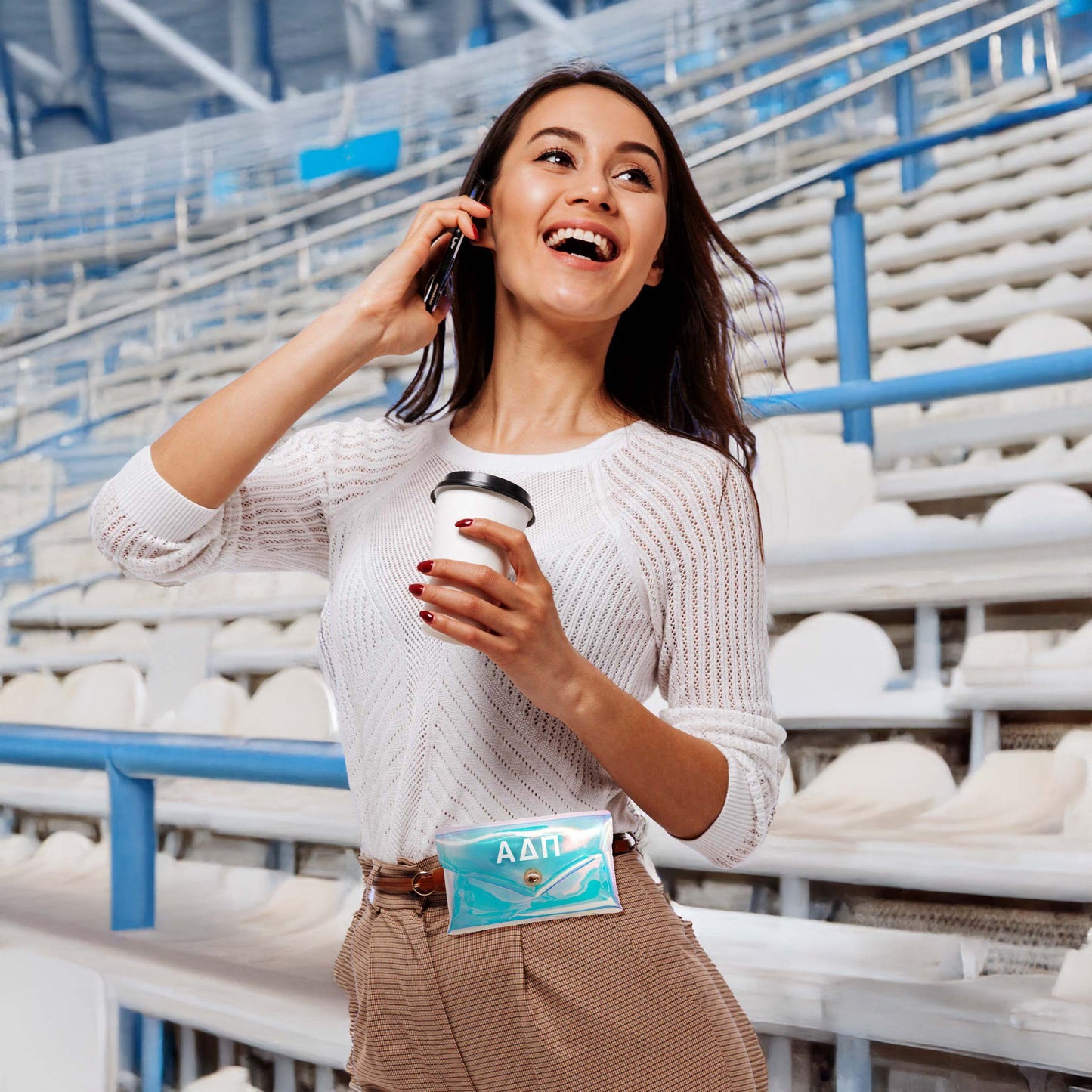 Pi Beta Phi Holographic Belted Fanny Pack