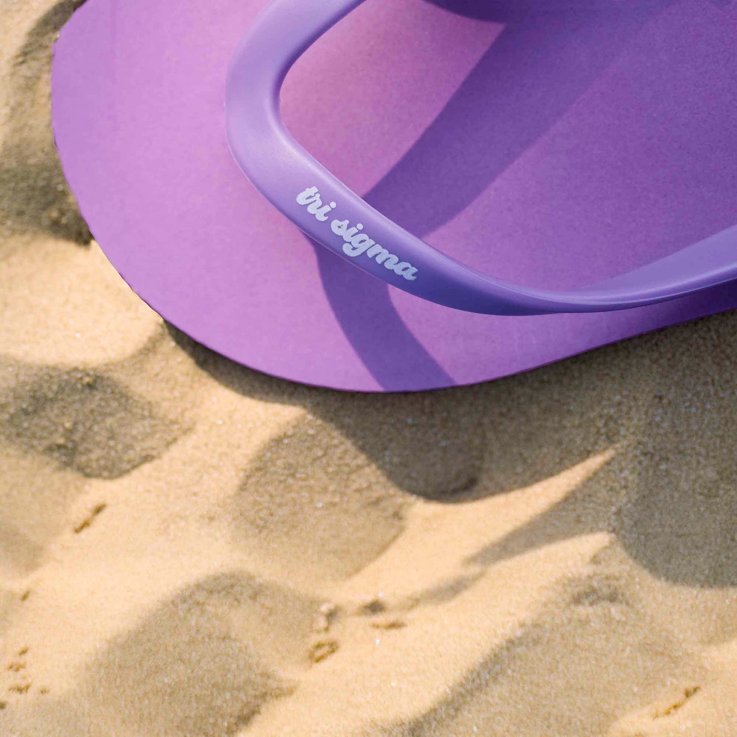 Alpha Sigma Alpha Flip Flops, With Greek Letter Cutouts
