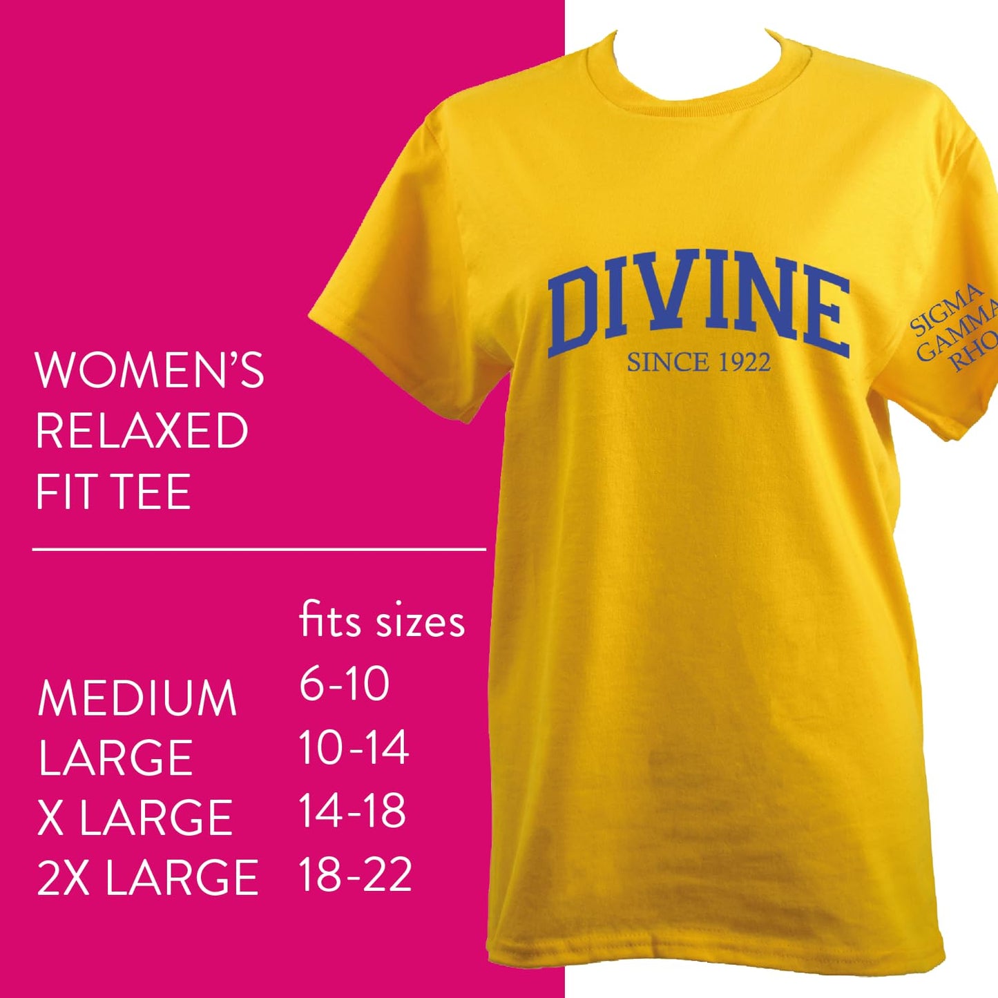 Sigma Gamma Rho Sorority, Incorporated T-Shirt- Divine and Sorority Name Design