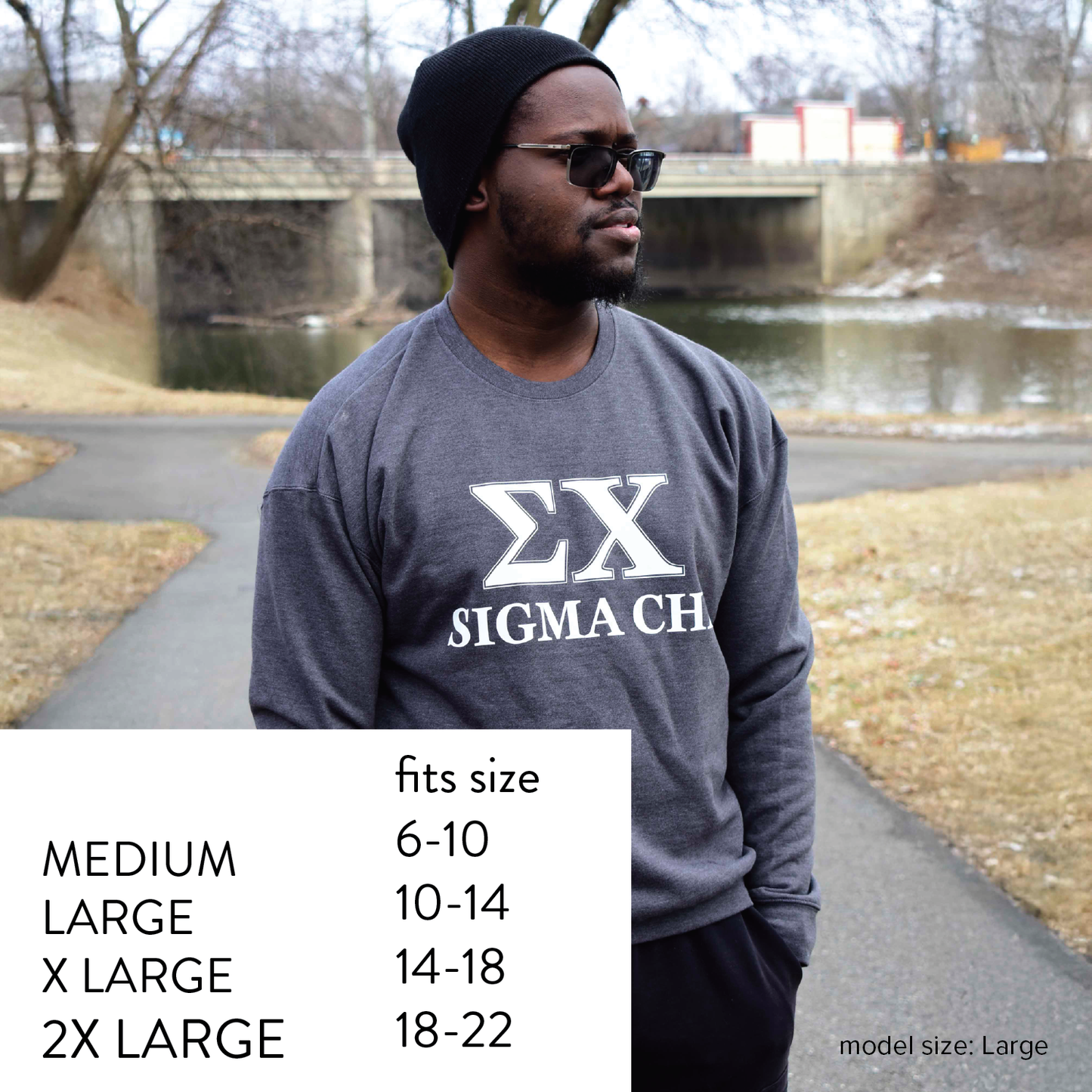 Lambda Chi Alpha Sweatshirt- Crewneck Fraternity Varsity Letters Design