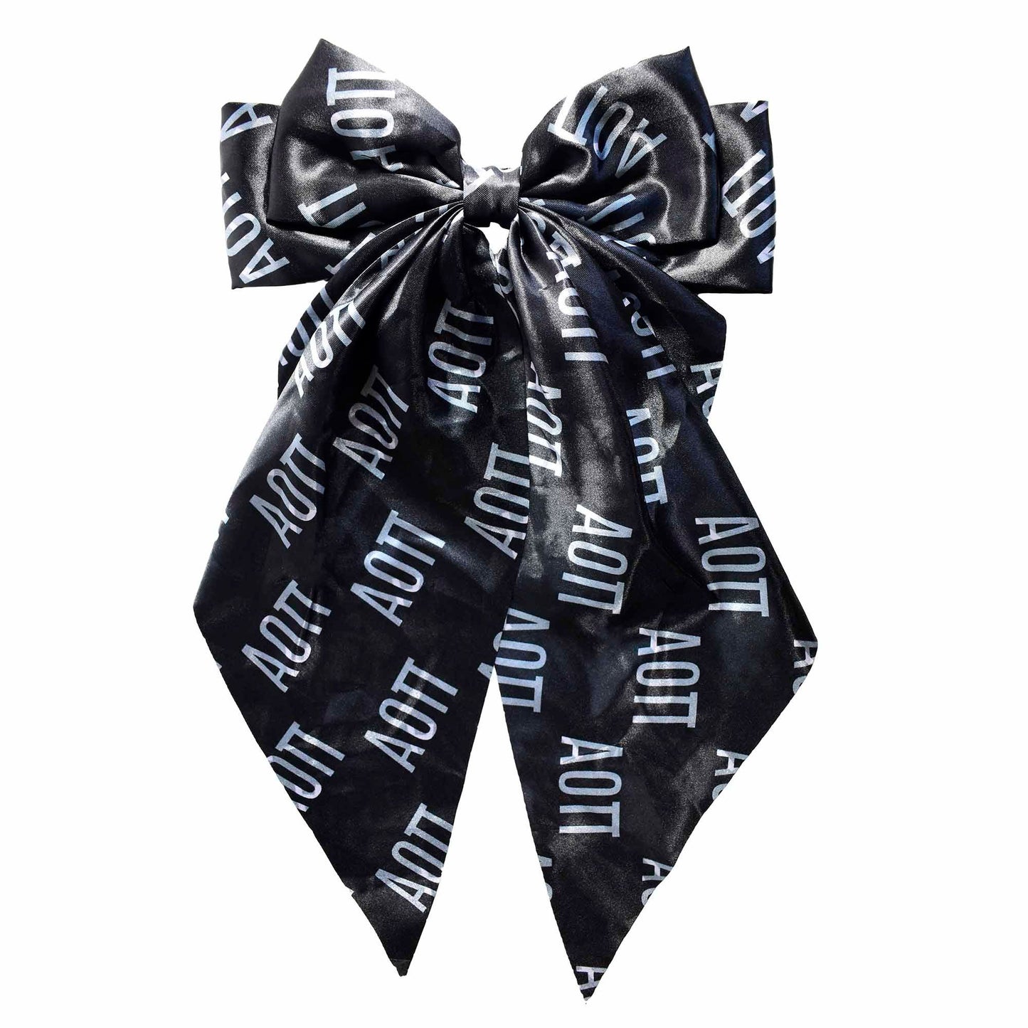 Alpha Omicron Pi Greek Letters Hair Bow