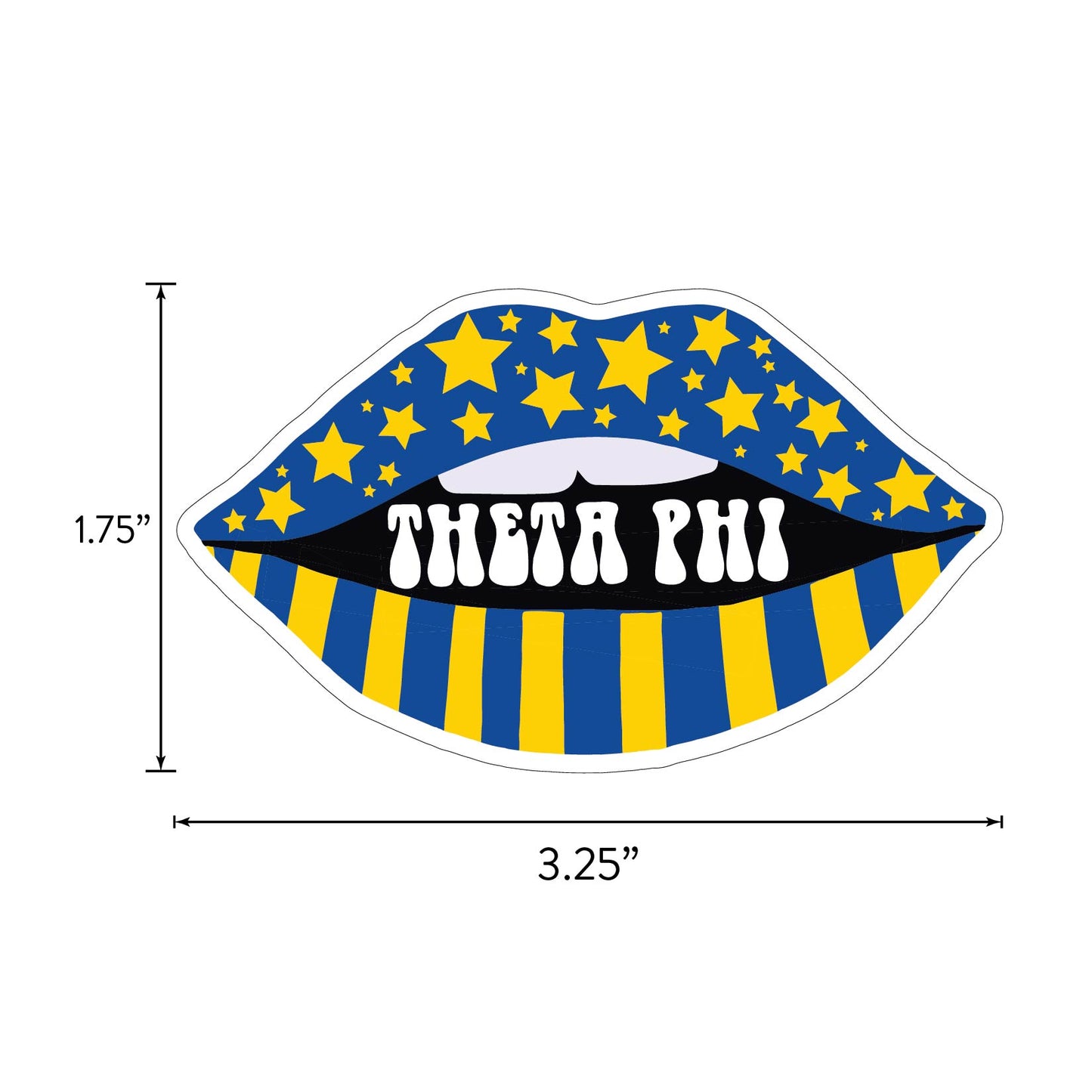 Theta Phi Alpha Girl Power Sticker Sheet