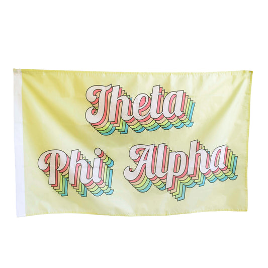 Theta Phi Alpha Retro Flag