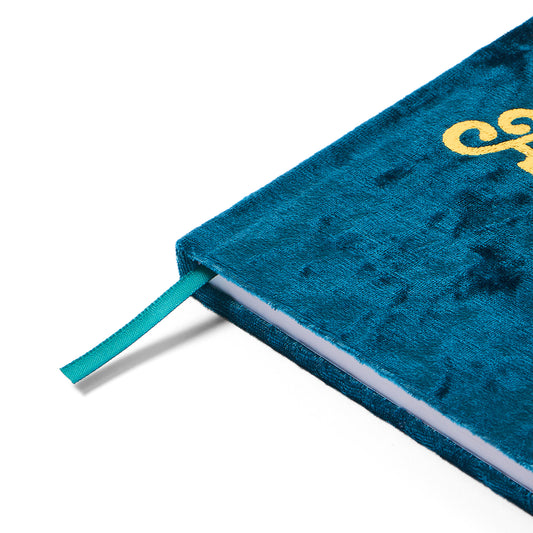 Alpha Sigma Tau Velvet Notebook with Gold Foil Imprint