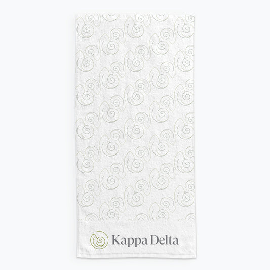 Kappa Delta Beach Towel- Lightweight Brand Design