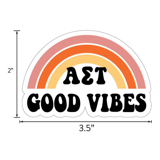 Alpha Sigma Tau <br> Retro Sticker Sheet