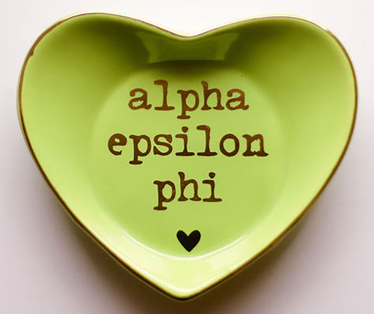 Alpha Epsilon Phi Ceramic Ring Dish