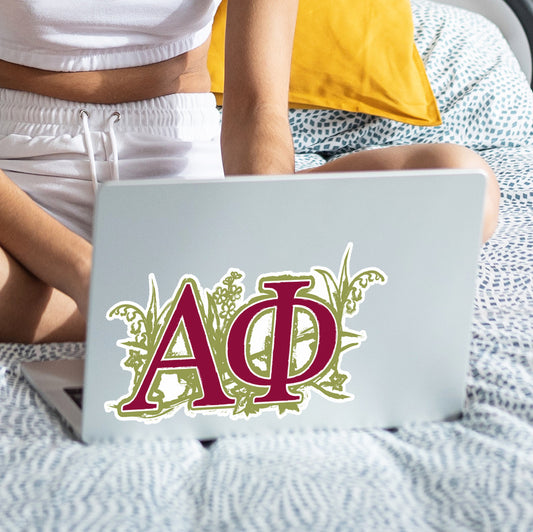 Alpha Phi Laptop Jumbo Sticker/Decal