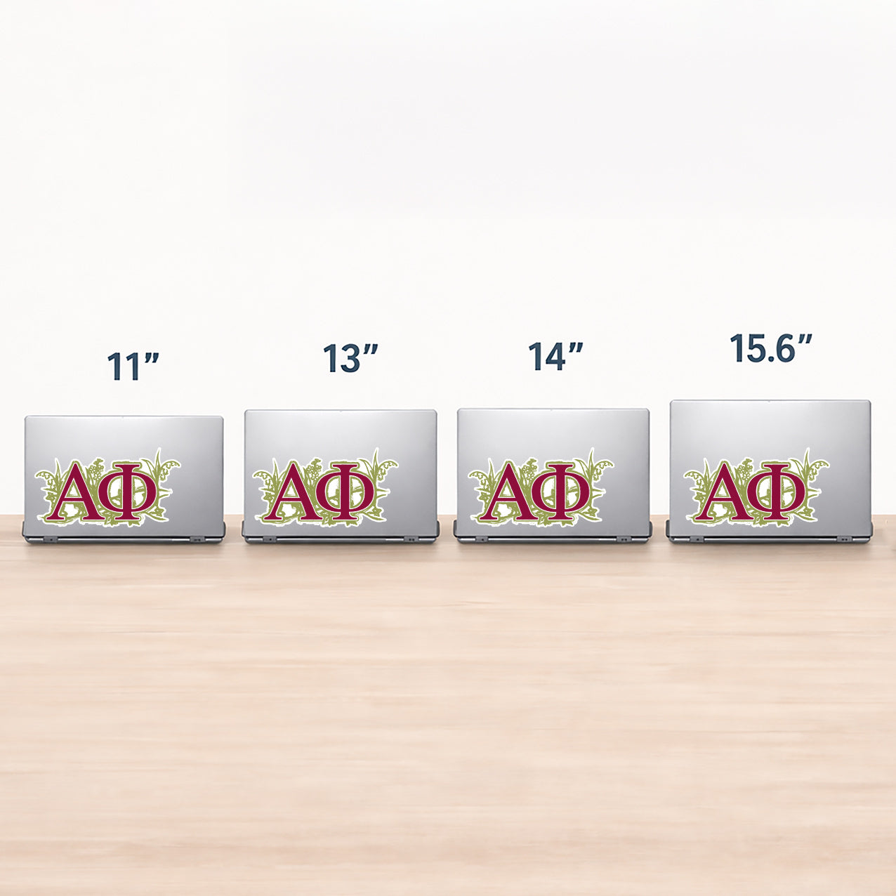 Alpha Phi Laptop Jumbo Sticker/Decal
