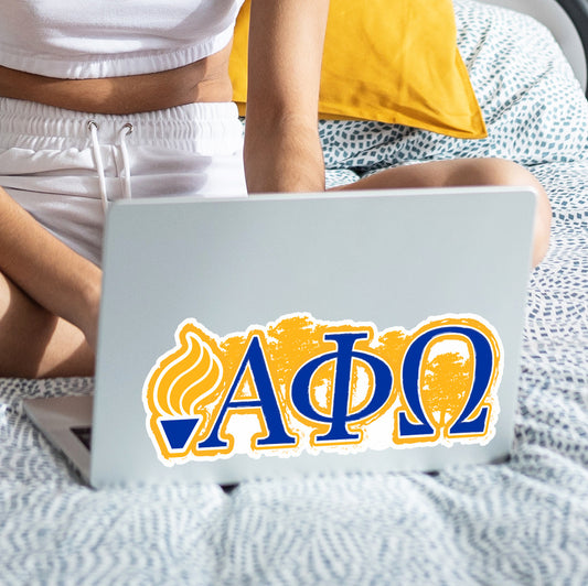 Alpha Phi Omega Laptop Jumbo Sticker/Decal