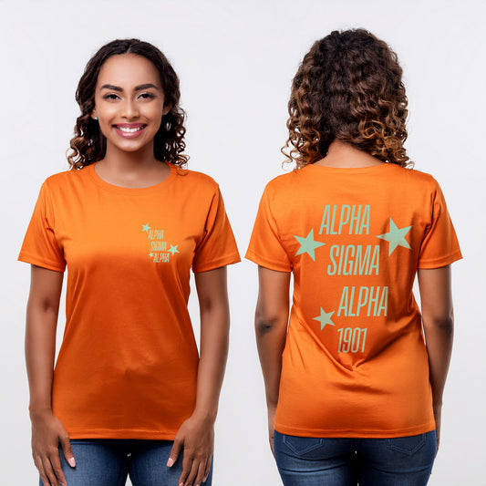 Alpha Sigma Alpha T-Shirt- The Swifties Showgirl Design