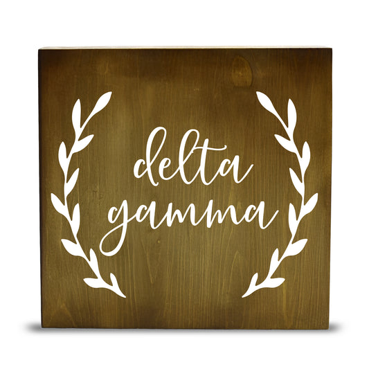 Delta Gamma Wooden Wall Art