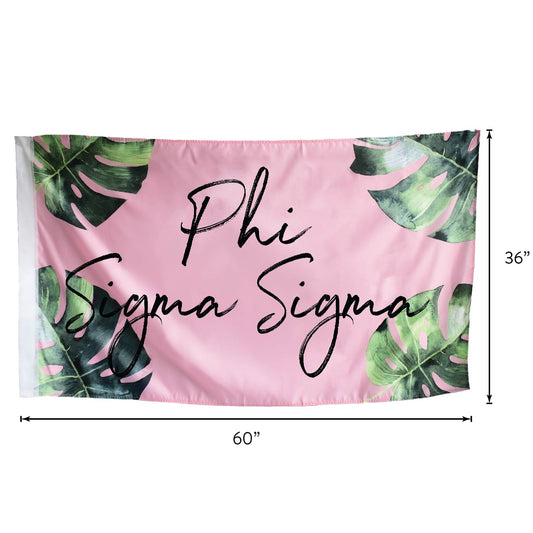 Delta Phi Epsilon Tropical Flag