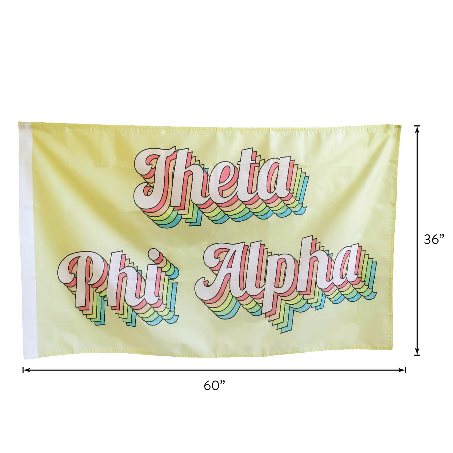 Delta Phi Epsilon Retro Flag