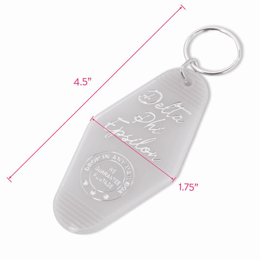 Tri Delta Motel Keychain
