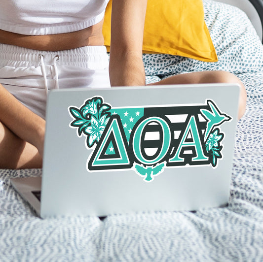 Delta Omicron Alpha Laptop Jumbo Sticker/Decal