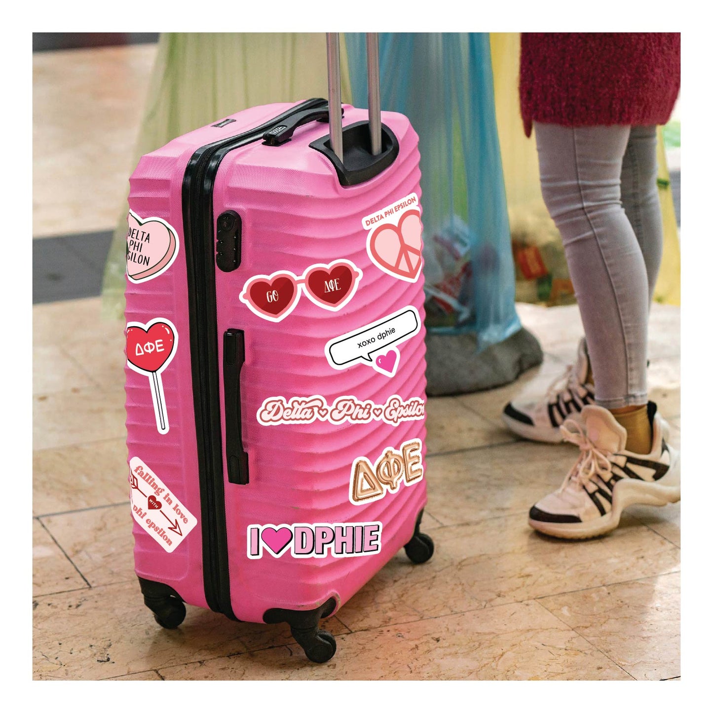 Delta Phi Epsilon- Sticker Sheet- Love Theme