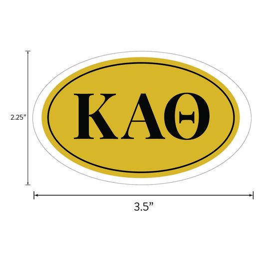 Kappa Alpha Theta Sorority Sticker Sheet- Brand Focus