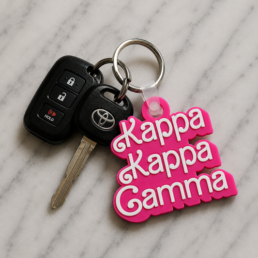 Kappa Kappa Gamma Retro Dolly Keychain