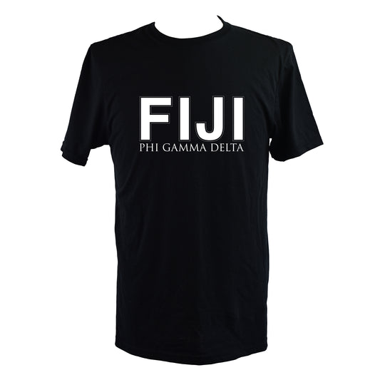 Phi Gamma Delta Fraternity T-Shirt- Varsity Greek Letters Design