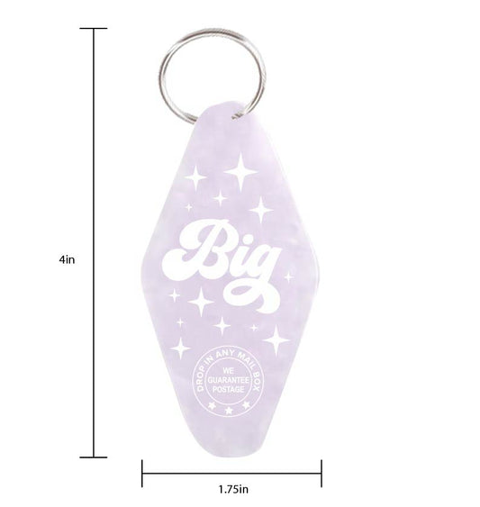 Little - Vintage Motel Keychain - Purple