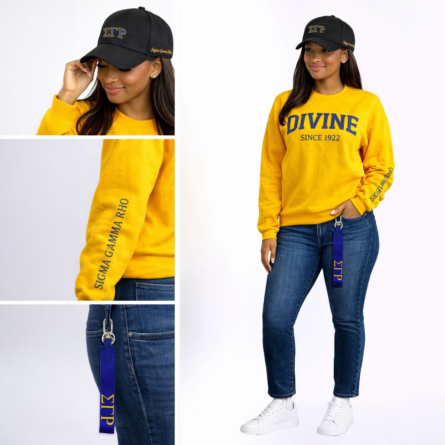 Sigma Gamma Rho Sorority, Incorporated Sweatshirt- Divine and Sorority Name Design