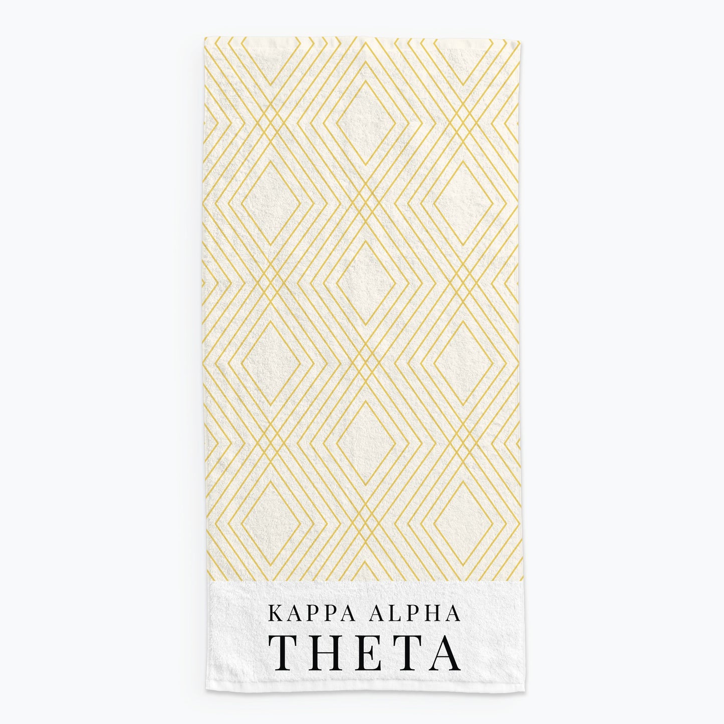 Kappa Alpha Theta Beach Towel- Lightweight Brand Design