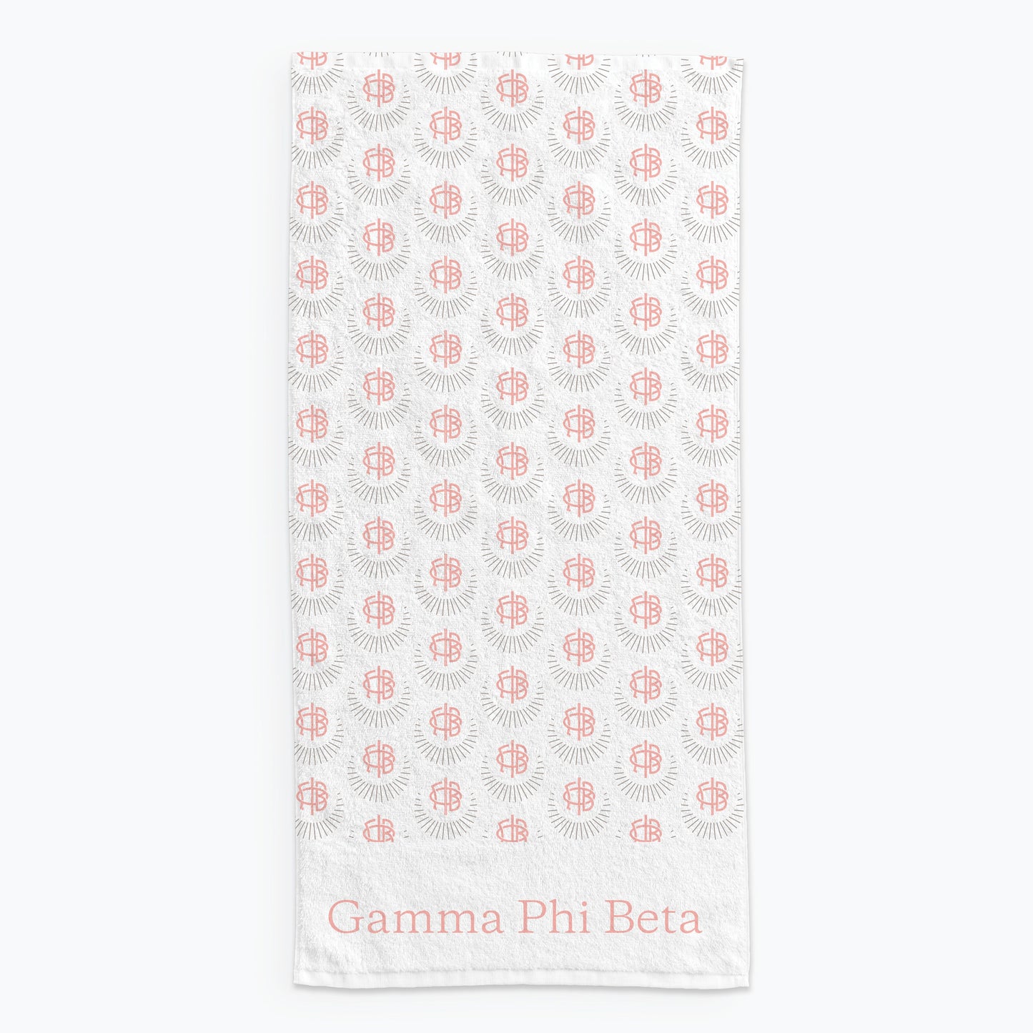 Gamma Phi Beta Beach Towel- Lightweight Brand Design