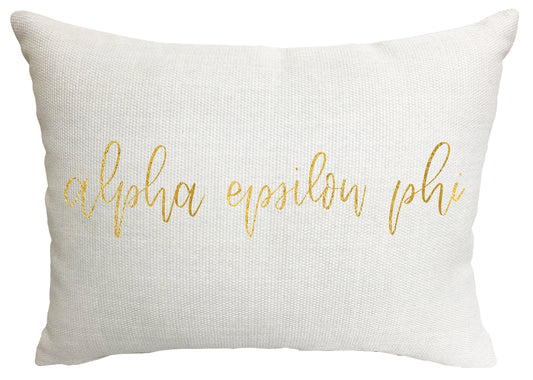 Alpha Epsilon Phi Throw Pillow