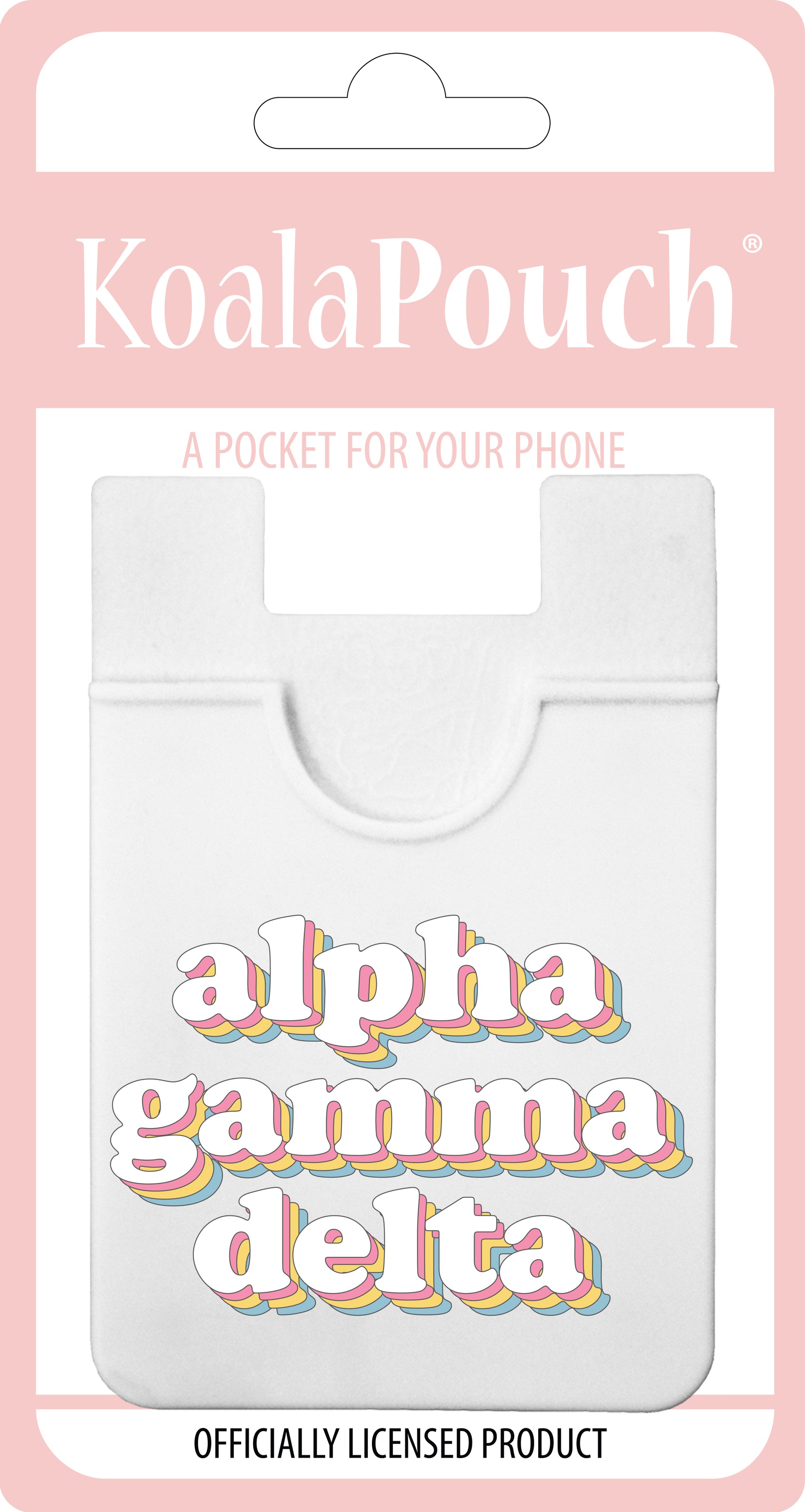 Alpha Gamma Delta Retro Koala Pouch