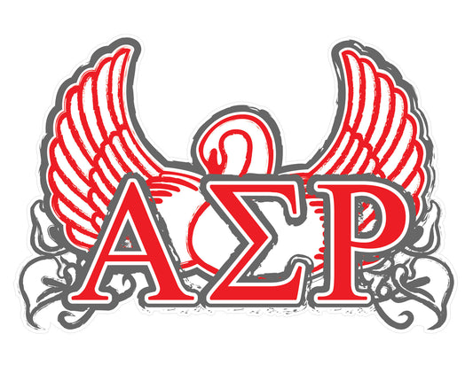 Alpha Sigma Rho <br>11.75 x 5.5 Laptop Skin/Wall Decal