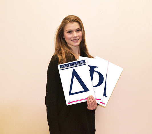 Delta Phi Lambda <br> Jumbo Letter Decals