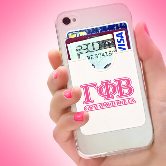Gamma Phi Beta Koala Pouch - Greek Letters Design - Phone Wallet