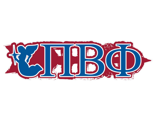 Pi Beta Phi <br>11.75 x 4 Laptop Skin/Wall Decal