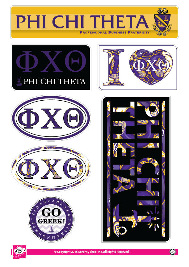 Phi Chi Theta <br> Lifestyle Stickers