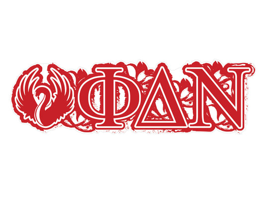 Phi Delta Nu <br>11 x 5 Laptop Skin/Wall Decal