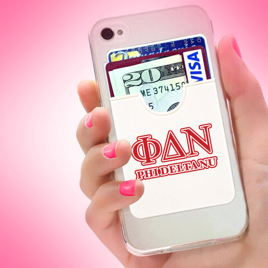 Phi Delta Nu Koala Pouch - Greek Letters Design - Phone Wallet