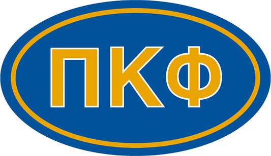 Pi Kappa Phi Oval Fraternity Car Magnet Set of 2