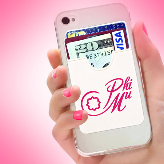 Phi Mu Koala Pouch - Greek Letters Design - Phone Wallet