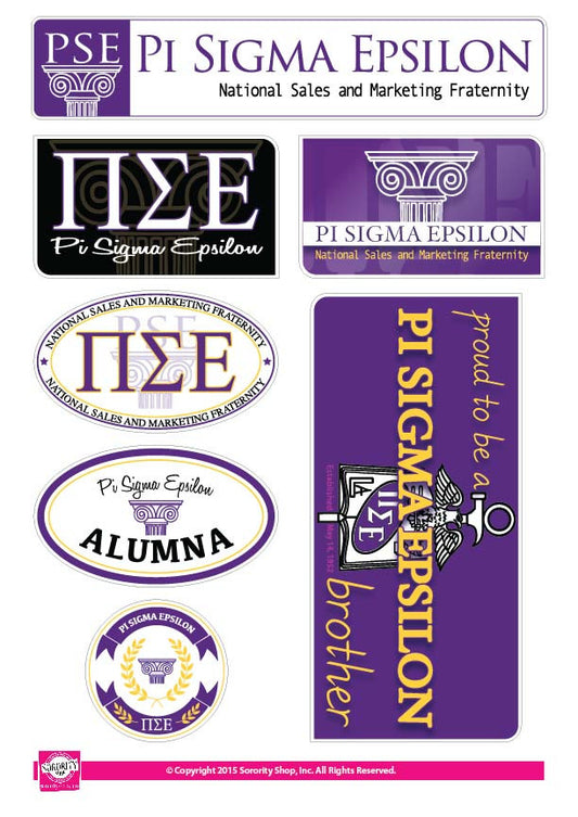 Pi Sigma Epsilon<br> Family Stickers