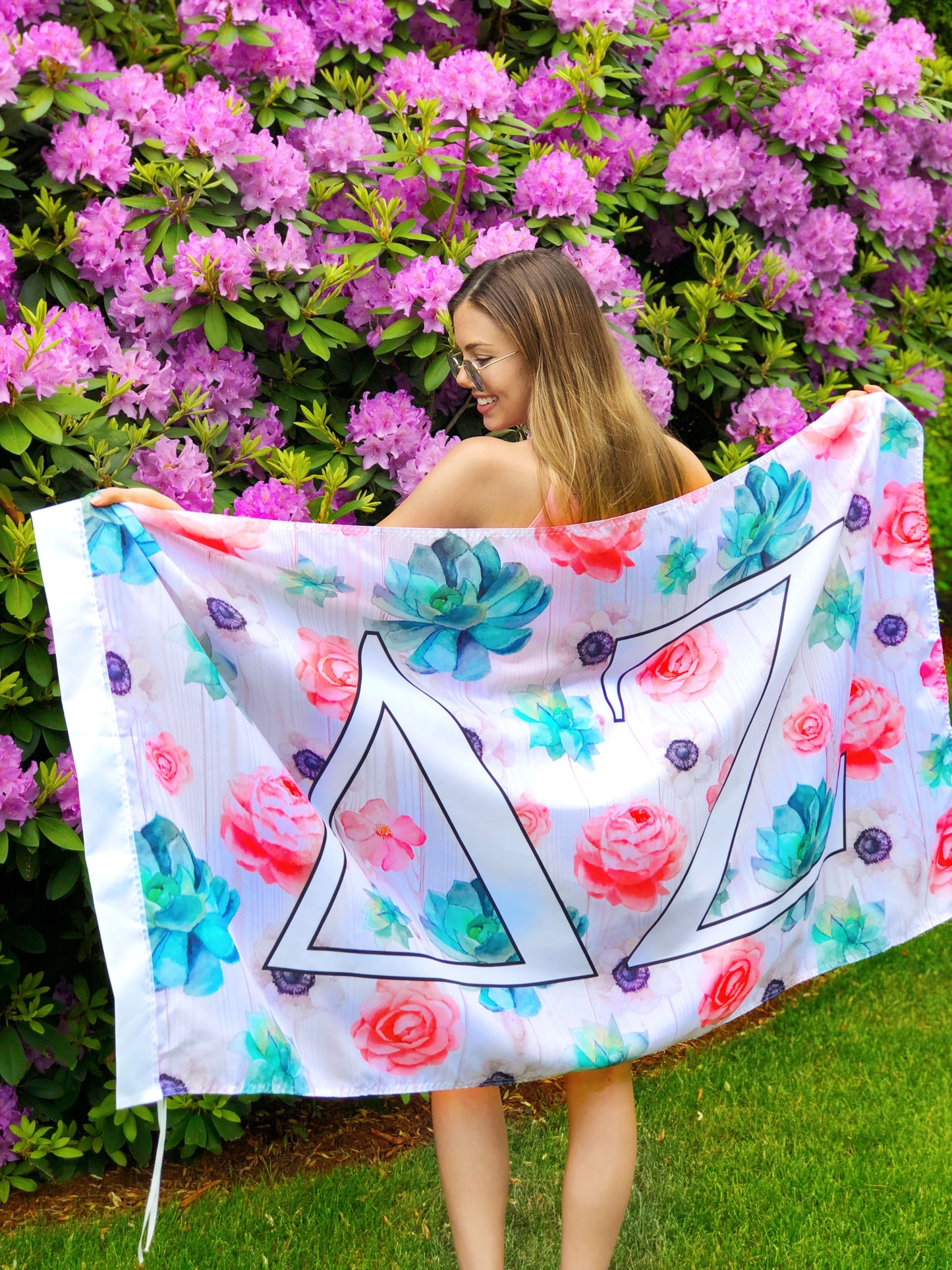 Pi Beta Phi Succulent Flag
