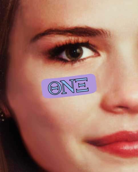 Theta Nu Xi Eye Black Decals