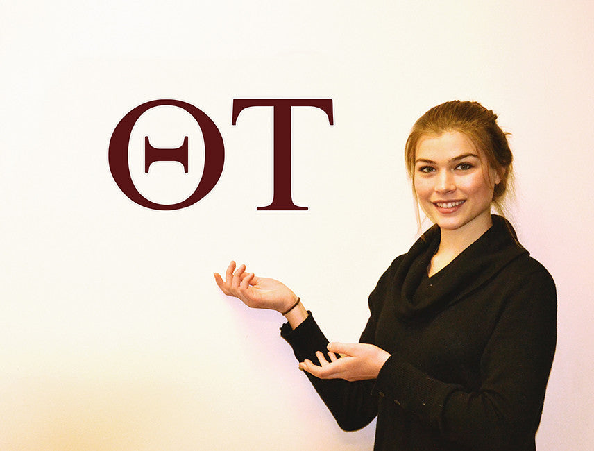 Theta Tau <br> Jumbo Letter Decals