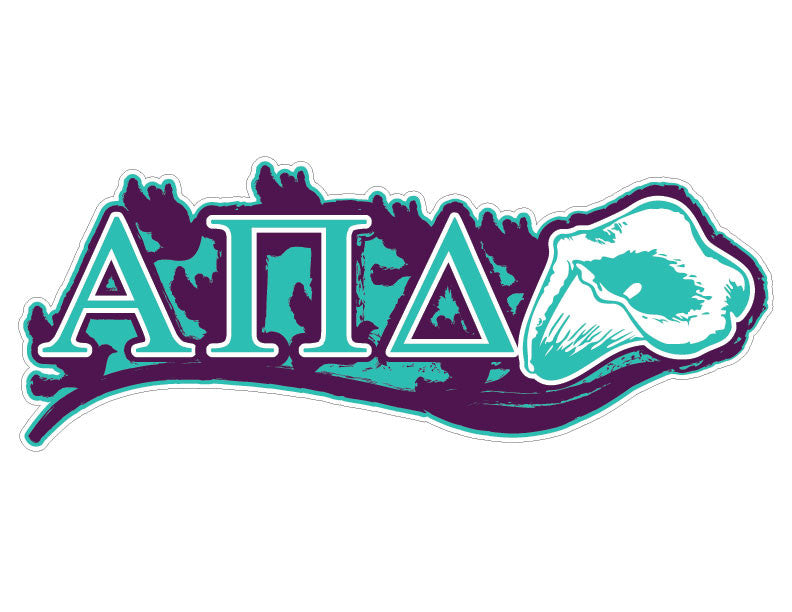 Alpha Pi Delta <br>11.75 x 3.5  Laptop Skin/Wall Decal