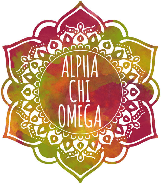 Alpha Chi Omega Mandala Air Freshener