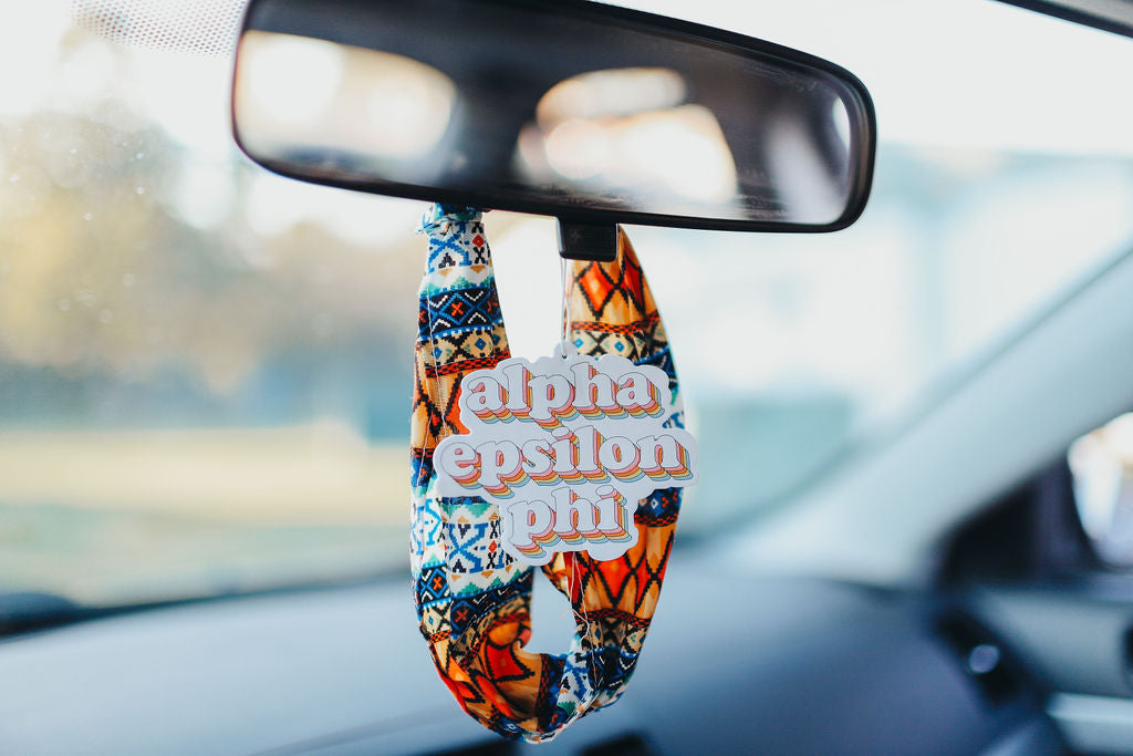 Alpha Epsilon Phi Retro Air Freshener
