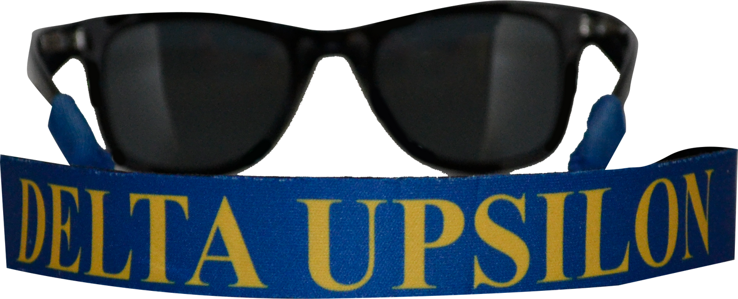 Delta Upsilon Sunglass Strap - Croakie